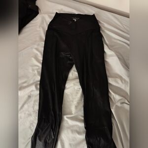 Original Criss Cross Hourglass Faux Leather Leggings